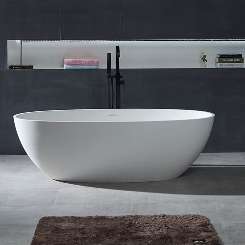 椭圆浴缸 - YL6045 - FOSHAN ARTLAND SANITARY WARE CO.LTd. - 放置式 / 矿物铸件 / 坚硬表面