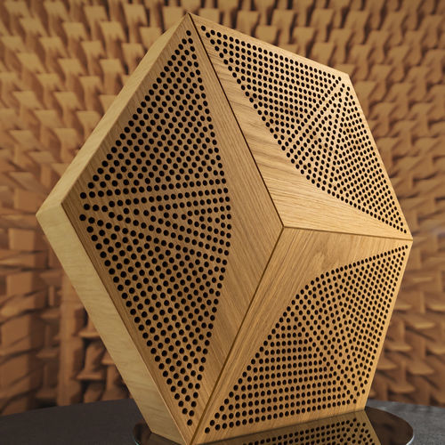 墙面隔音板 - HEXAGO CM-A FLAT - FORM AT WOOD - 用于天花板 / 悬挂式 / 实木