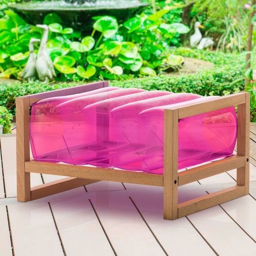 现代风格坐墩 - EKO - MOJOW DESIGN - 木质 / 聚氨酯 / 矩形