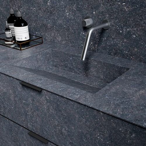 嵌入式台盆 - AUNE - Sanchis Muebles de Baño - 复合材料 / 单 / 长方形
