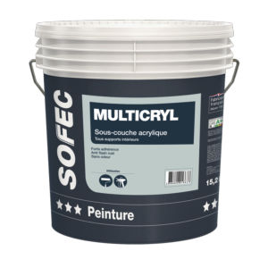 自底油漆 - MULTICRYL - Sofec - 室内 / 墙面 / 用于天花板