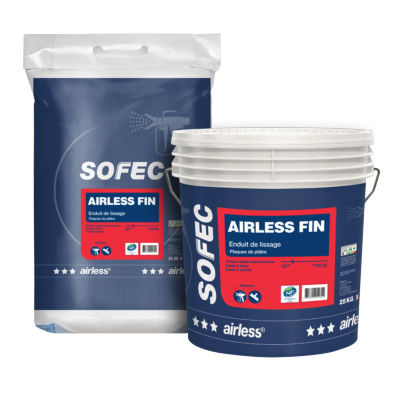 光滑涂料 - AIRLESS FIN - Sofec - 末道 / 室内 / 石膏