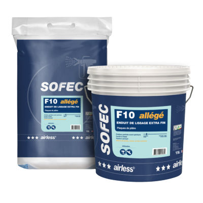 光滑涂料 - AIRLITE F10 - Sofec - 末道 / 室内 / 石膏