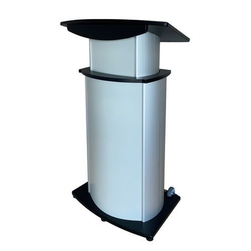 会议用斜面书桌 - MOTORIZED ADJUSTABLE - Podium pros - 站坐式 / 带抽屉 / 带滑轮