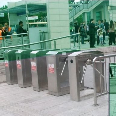 三脚旋转闸门 - OTT 231 A - Oskar Turnstiles System - 用于门禁控制 / 不锈钢 / 公共机构用