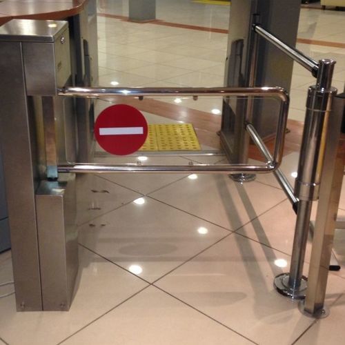 中等高度旋转闸门 - OVT 122 M - Oskar Turnstiles System - 用于门禁控制 / 不锈钢 / 公共机构用