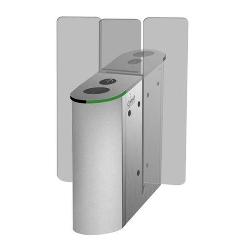 中等高度旋转闸门 - HCT 1600 D - Oskar Turnstiles System - 用于门禁控制 / 不锈钢 / 公共机构用