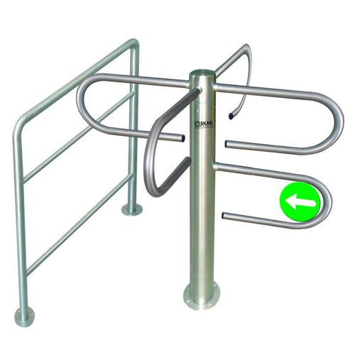 中等高度旋转闸门 - OSG 1200 K - Oskar Turnstiles System - 不锈钢 / 公共机构用
