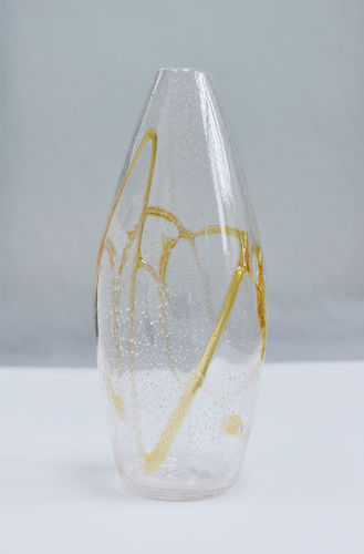 现代风格花瓶 - KRYSTAL™ TALL - Amel Chamandy® Designs - 吹制玻璃 / 手工 / 金色