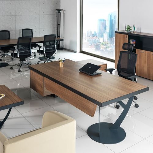 老板桌 - EPSILON - Flekssit Office Furniture - 现代风格 / 三聚氰胺 / 带收纳