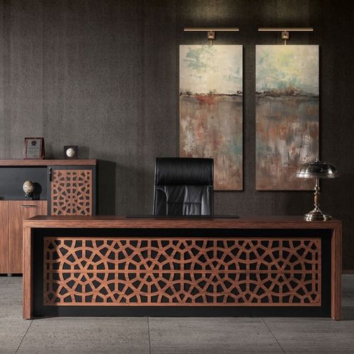 老板桌 - ANATOLIA - Flekssit Office Furniture - 落地 / 传统风格 / 木质