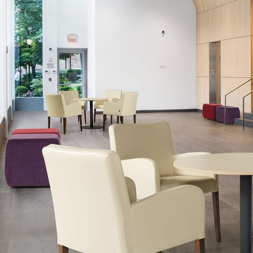 现代风格访客椅 - GONCA - Flekssit Office Furniture - 室内 / 皮质 / 木桌脚