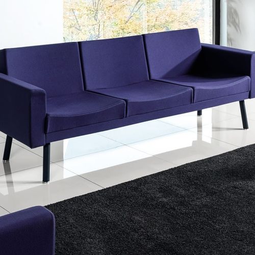 现代风格沙发 - TOLL - Flekssit Office Furniture - 布料 / 带扶手 / 蓝色