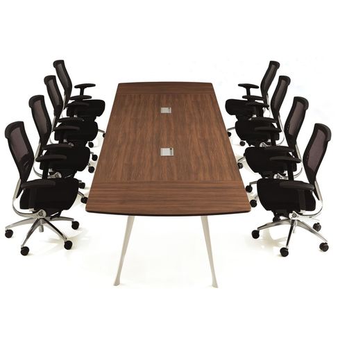 现代风格会议室桌 - I TOSS - Flekssit Office Furniture - 三聚氰胺 / 铝座桌脚 / 长方形