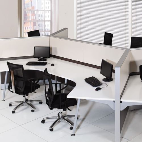 台式办公室隔板 - STEELPAN - Flekssit Office Furniture - 玻璃 / 钢 / 可调节