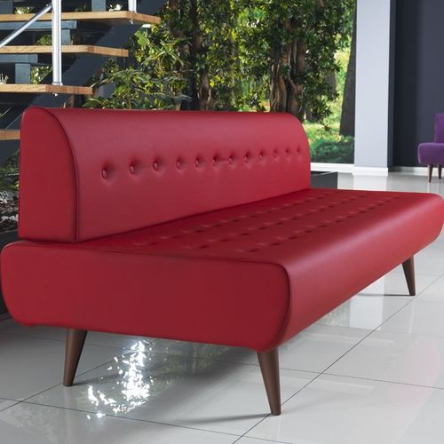 现代风格软包长凳 - SPRING - Flekssit Office Furniture - 布料 / 木质 / 商用