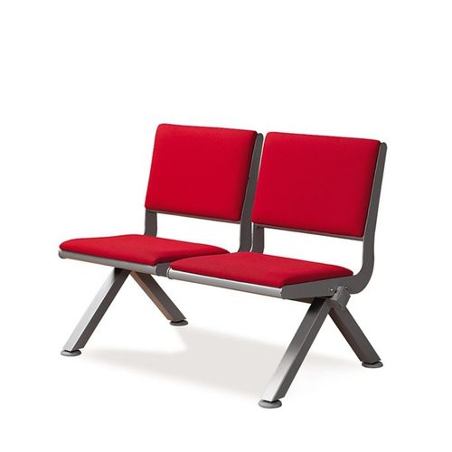 钢联排座椅 - SITRIN - Flekssit Office Furniture - 布料 / 三人座 / 双人