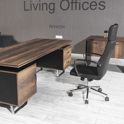 老板桌 - SHIMMER - Flekssit Office Furniture - 现代风格 / 三聚氰胺 / 带收纳