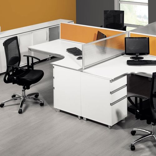 开放式办公桌 - URAS - Flekssit Office Furniture - 现代风格 / 三聚氰胺 / 模块化