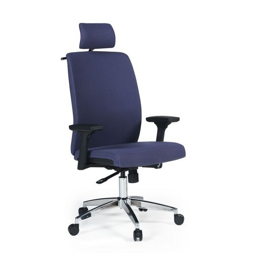 现代风格老板椅 - JOKER - Flekssit Office Furniture - 聚氨酯 / 带头枕 / 布艺