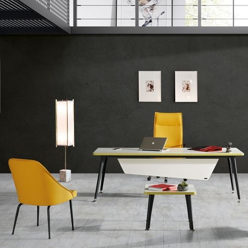 老板桌 - CROSS - Flekssit Office Furniture - 现代风格 / 三聚氰胺 / 带收纳