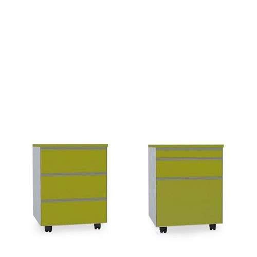 三聚氰胺抽屉文件柜 - FERRO - Flekssit Office Furniture - 3 屉式 / 2 屉式 / 脚轮