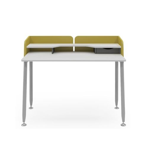 现代风格办公桌 - FLORA - Flekssit Office Furniture - 三聚氰胺 / 四脚 / 用于远程工作