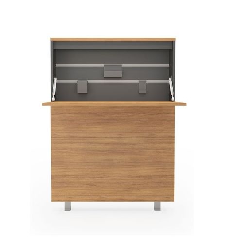 现代风格办公桌 - LESS - Flekssit Office Furniture - 木质 / 用于远程工作
