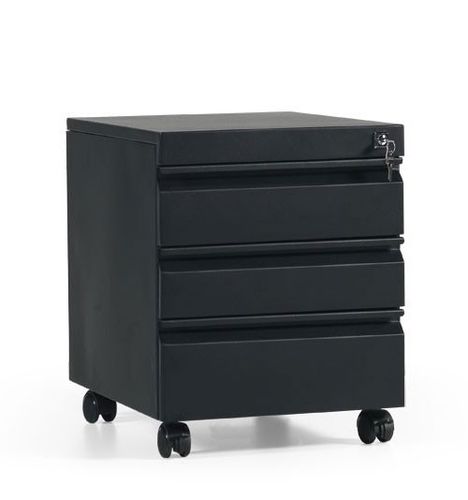 金属板抽屉文件柜 - MKS2 - Flekssit Office Furniture - 3 屉式 / 2 屉式 / 脚轮
