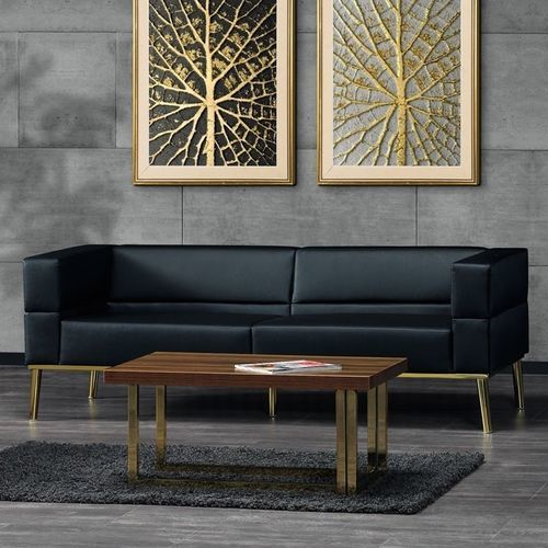 现代风格沙发 - MERRY - Flekssit Office Furniture - 皮质 / 黄色 / 商用