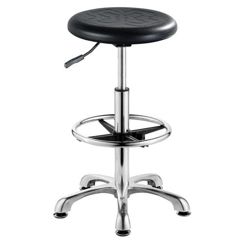 现代风格办公室凳子 - SJ206 - Foshan Oshujian Furniture Manufacturing Co., Ltd. - 聚氨酯 / 铝座桌脚 / 带脚凳