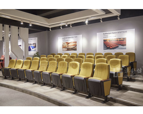 现代风格礼堂椅 - RAF-P - Foshan Oshujian Furniture Manufacturing Co., Ltd. - 布料 / 金属 / 折叠