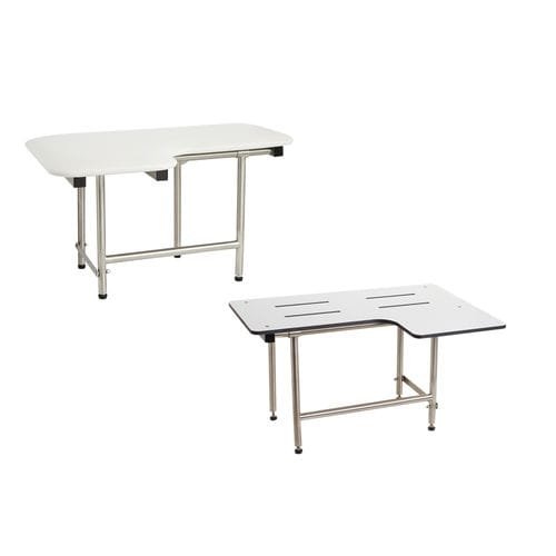 移动式淋浴座椅 - SSR2-320225-NW |SSL2-320225-PWS - Seachrome - 放置式 / 不锈钢 / 商用