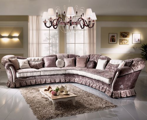 转角沙发 - Imperiale - DI MARCO INTERIOR SOFA - 传统风格 / 布料 / 带扶手