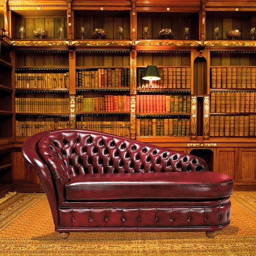 传统风格贵妃沙发椅 - Dormiuse Versailles - DI MARCO INTERIOR SOFA - 皮质 / 木质 / 木桌脚