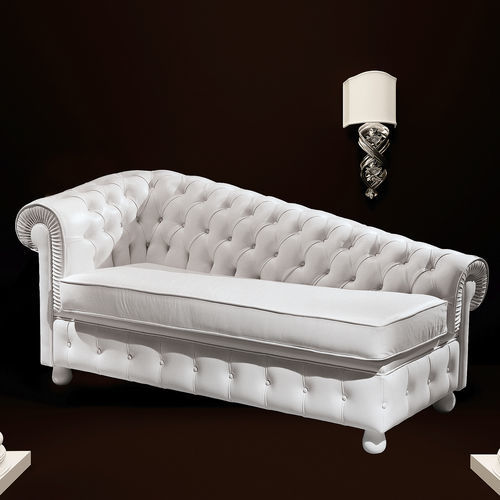 传统风格贵妃沙发椅 - CHESTER  - DI MARCO INTERIOR SOFA - 布料 / 皮质 / 木质