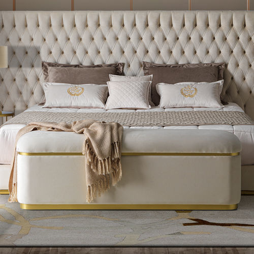 布料床脚凳 - LUDOVICA - DI MARCO INTERIOR SOFA - 传统风格 / 钢 / 酒店客房