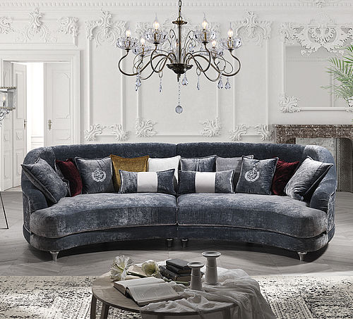 半圆沙发 - Elisir - DI MARCO INTERIOR SOFA - 组合式 / 现代风格 / 布料
