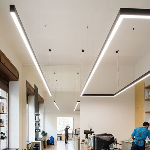 悬挂式条灯 - DES - Klus Design - LED式 / 模块化照明系统 / 商用