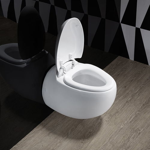 智能马桶 - MP-2301 - MOPO SANITARY WARE - 壁挂式 / 陶瓷 / 椭圆