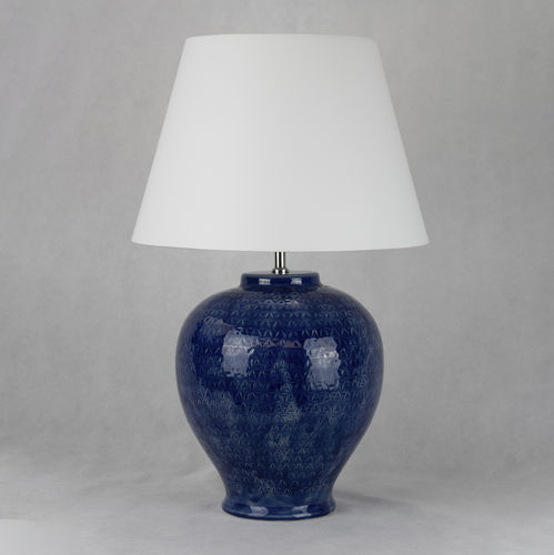 台灯 - KELANTIS BLUE EGYPT - Autark 76 Bt. - 金属 / 布料 / 陶瓷