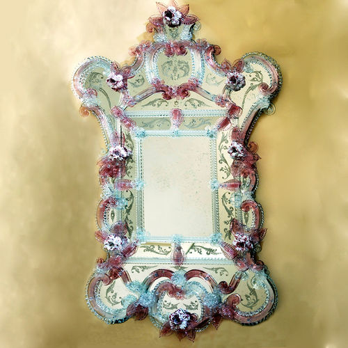 壁挂镜子 - OTTAVIO - BOTTEGA VENEZIANA - 商用 / 威尼斯风格 / 穆拉诺玻璃