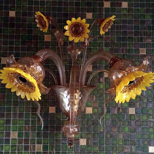 传统风格壁灯 - GIRASOLI - BOTTEGA VENEZIANA - 室内 / 吹制玻璃 / 穆拉诺玻璃