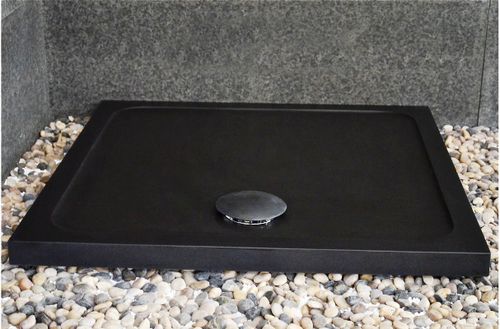 正方形淋浴房底盆 - GRANITE  - INDIA STONE EXPORT - 直装式 / 陶瓷