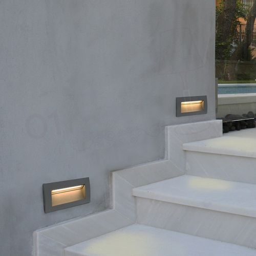 嵌入式墙面灯 - HYDROSTEP - Tupex Electric - LED式 / 长方形 / IP65