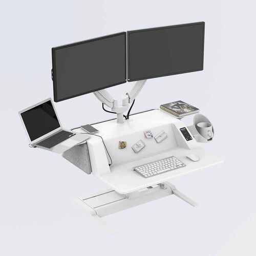 工作站办公桌 - EMT106M - Loctek Ergonomic Technology Corp. - 落地 / 现代风格 / 直线型