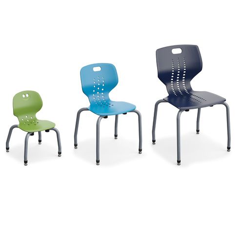 现代风格椅子 - EMOJI - PARAGON FURNITURE INC - 室内 / 塑料 / 钢座桌脚