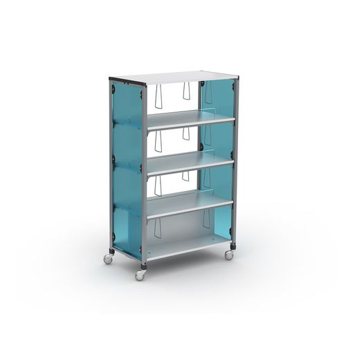 办公室可移动货架搁板 - INFORMATION COMMONS - PARAGON FURNITURE INC - 手动 / 金属
