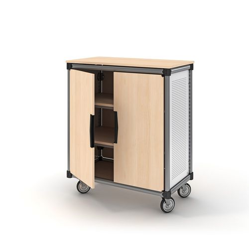 矮档案柜 - INFORMATION COMMONS - PARAGON FURNITURE INC - 钢 / 三聚氰胺 / 平开门