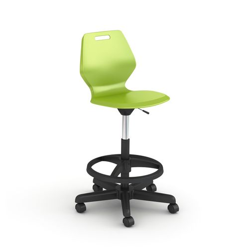 塑料工作椅 - A&D READY - PARAGON FURNITURE INC - 五星脚 / 滑轮 / 回转